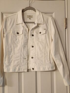 Lucky Brand White Jean Jacket